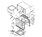 Kenmore 5658738612 cabinet parts diagram