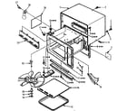 Kenmore 5668868610 cabinet parts diagram