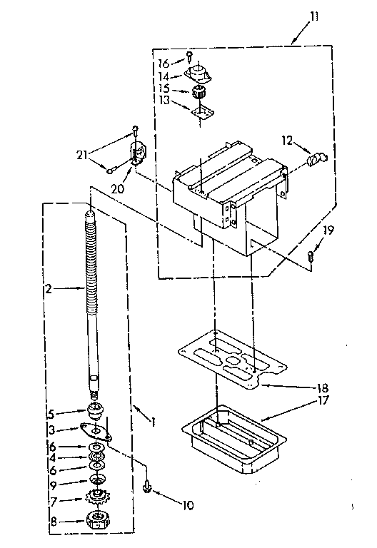 Powerscrew and ram parts