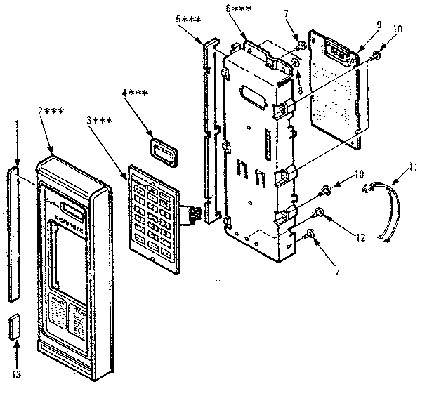 Control panel parts