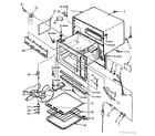 Kenmore 5668878621 cabinet parts diagram