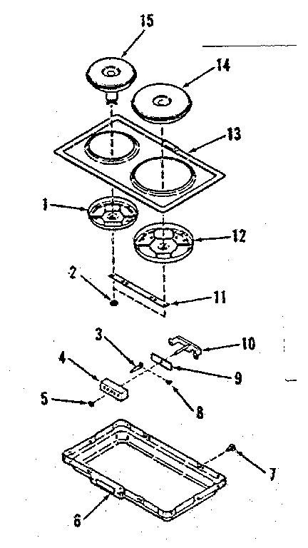 Optional electric hob element module kit 4998530