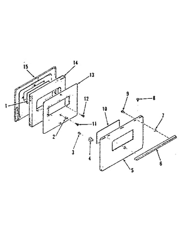 Oven door section 911.6138511