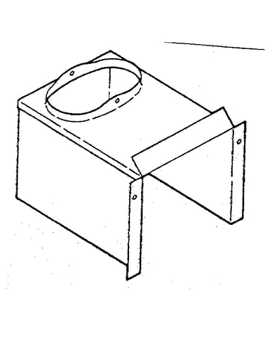 Optional flue collar