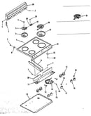 Backguard and main top section
