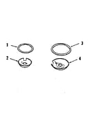 Optional porcelain pan and chrome ring kit no. 8067111