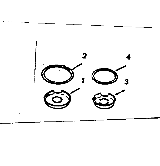 OPTIONAL PORCELAIN PAN AND CHROME RING KIT NO. 8067111