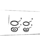Optional porcelain pan and chrome ring kit no. 8067111