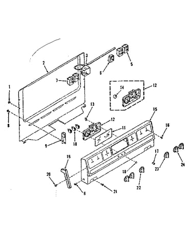 Backguard section