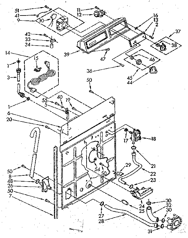 CONTROLS AND REAR PANEL