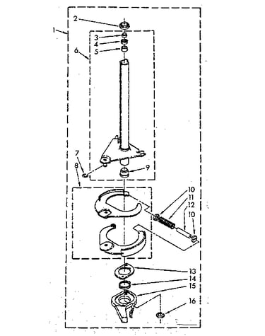 Brake and drive tube