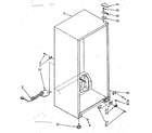 Kenmore 1068262381 cabinet parts diagram