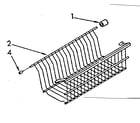 Kenmore 1068262381 shelf parts diagram