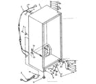 Kenmore 1068263581 cabinet parts diagram