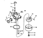 Craftsman 143364082 carburetor no. 632387 diagram