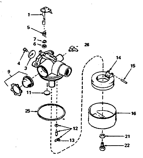 Carburetor no. 632387