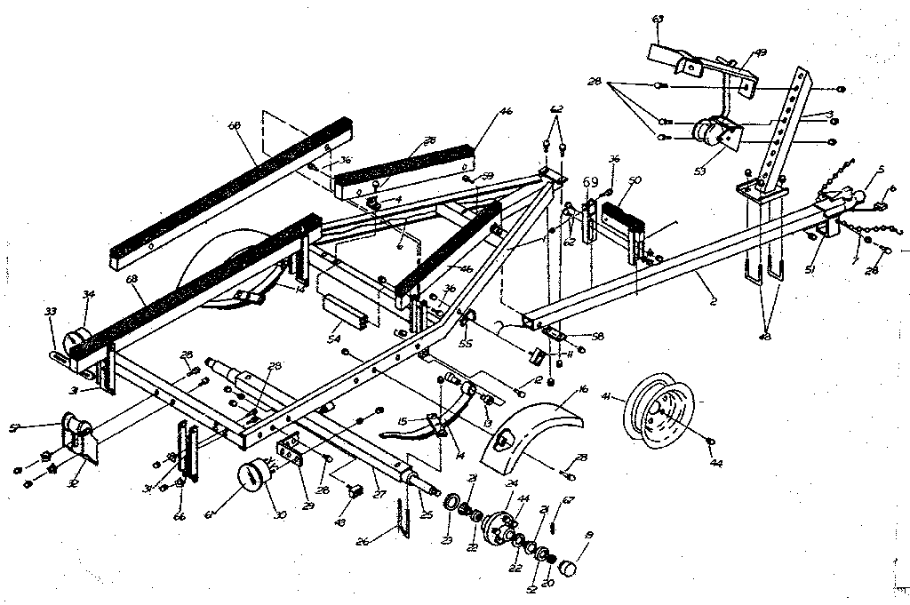 Boat trailer