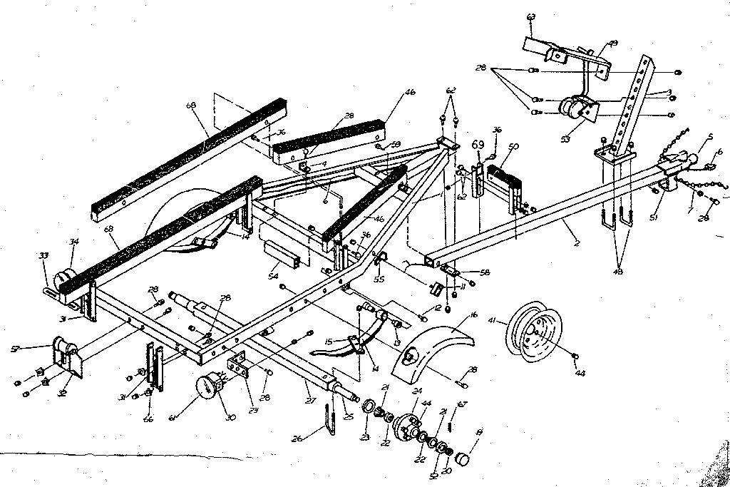 Boat trailer