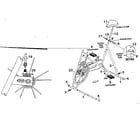 Lifestyler 28534 gearbox and frame assembly diagram