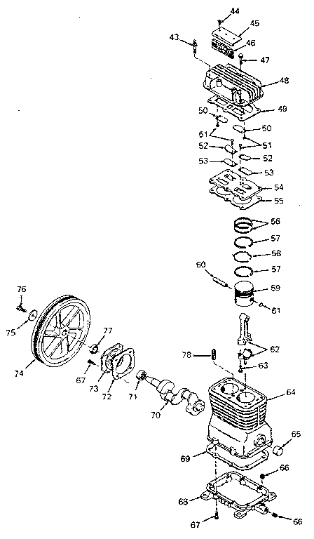 Compressor pump diagram
