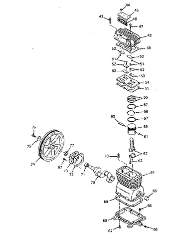 Compressor pump diagram