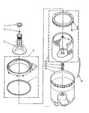 Agitator, basket and tub parts