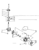 Brake, clutch, gearcase, motor and pump parts
