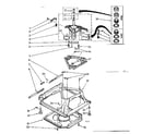 Kenmore 11081310140 machine base parts diagram