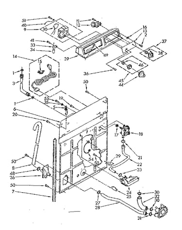 Controls and rear panel parts