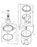 Agitator, basket and tub parts