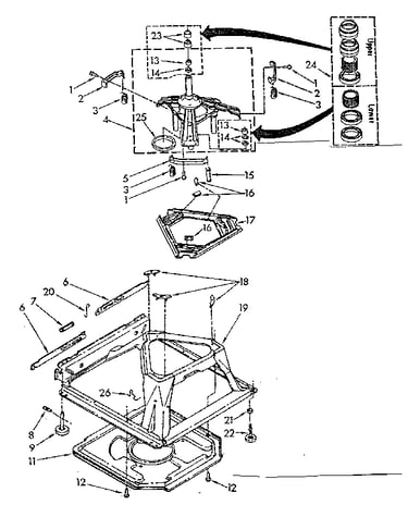 Machine base parts