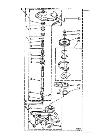 Gearcase parts