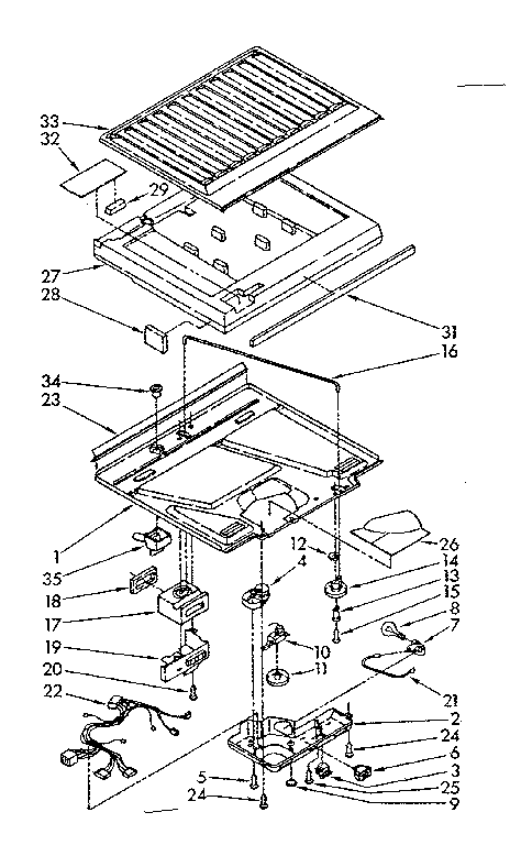 Compartment separator parts