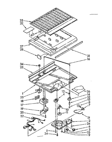 Compartment separator parts