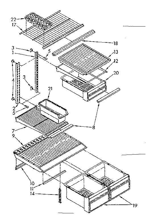 Shelf parts