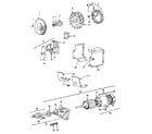 Briggs & Stratton 402707-0151-02 alternator and starter motor group diagram