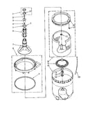 Agitator, basket and tub parts