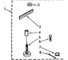Kenmore 11081375460 miscellaneous parts diagram