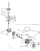 Brake, clutch, gearcase, motor and pump parts