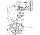 Kenmore 11081375160 machine base parts diagram