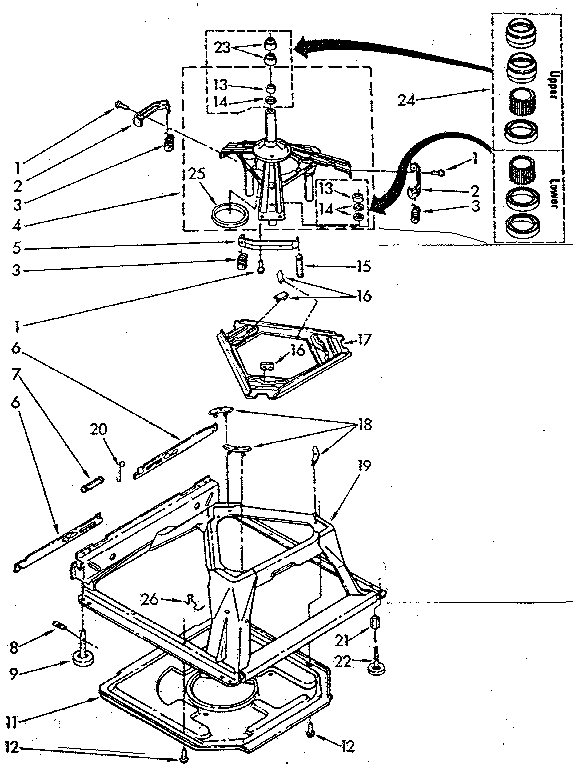 Machine base parts