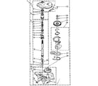 Kenmore 11081375160 gearcase parts diagram