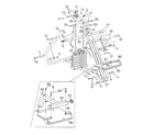 DP 17-0400 MEGAFLEX frame assembly diagram