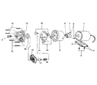 Craftsman 471461111 motor and pump kit diagram