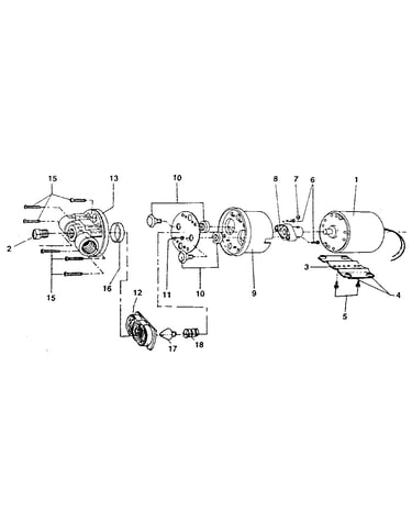 Motor and pump kit