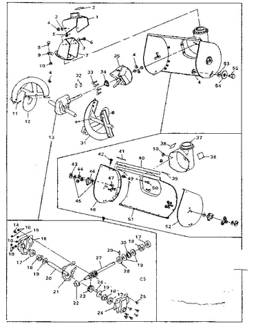 Auger housing assembly