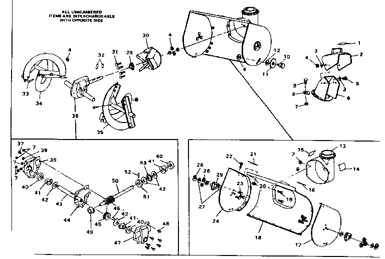 Auger housing assembly