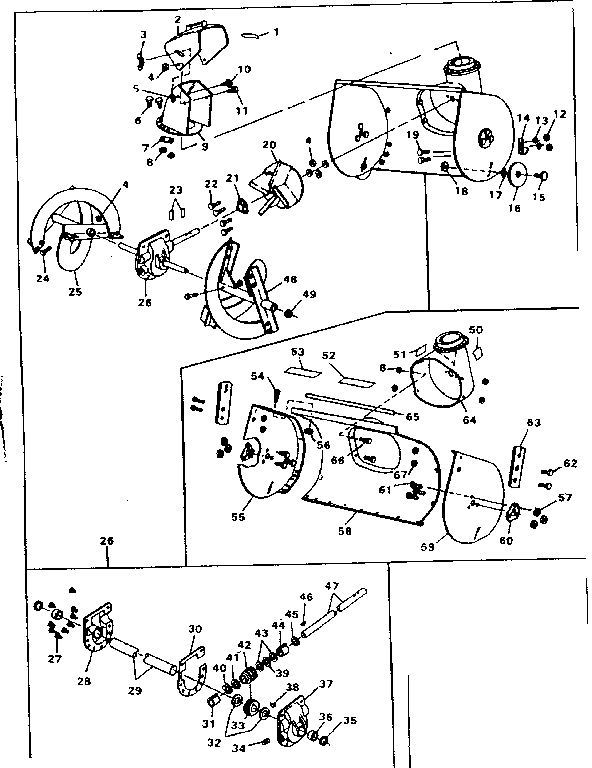 Auger housing assembly
