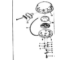 Tecumseh HM80-155162E rewind starter no. 590479 diagram