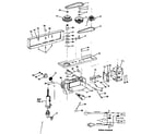Craftsman 113213873 motor, pulley, and guard assembly diagram